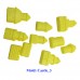 6 pounds three colors Kinetic Sand with three molds